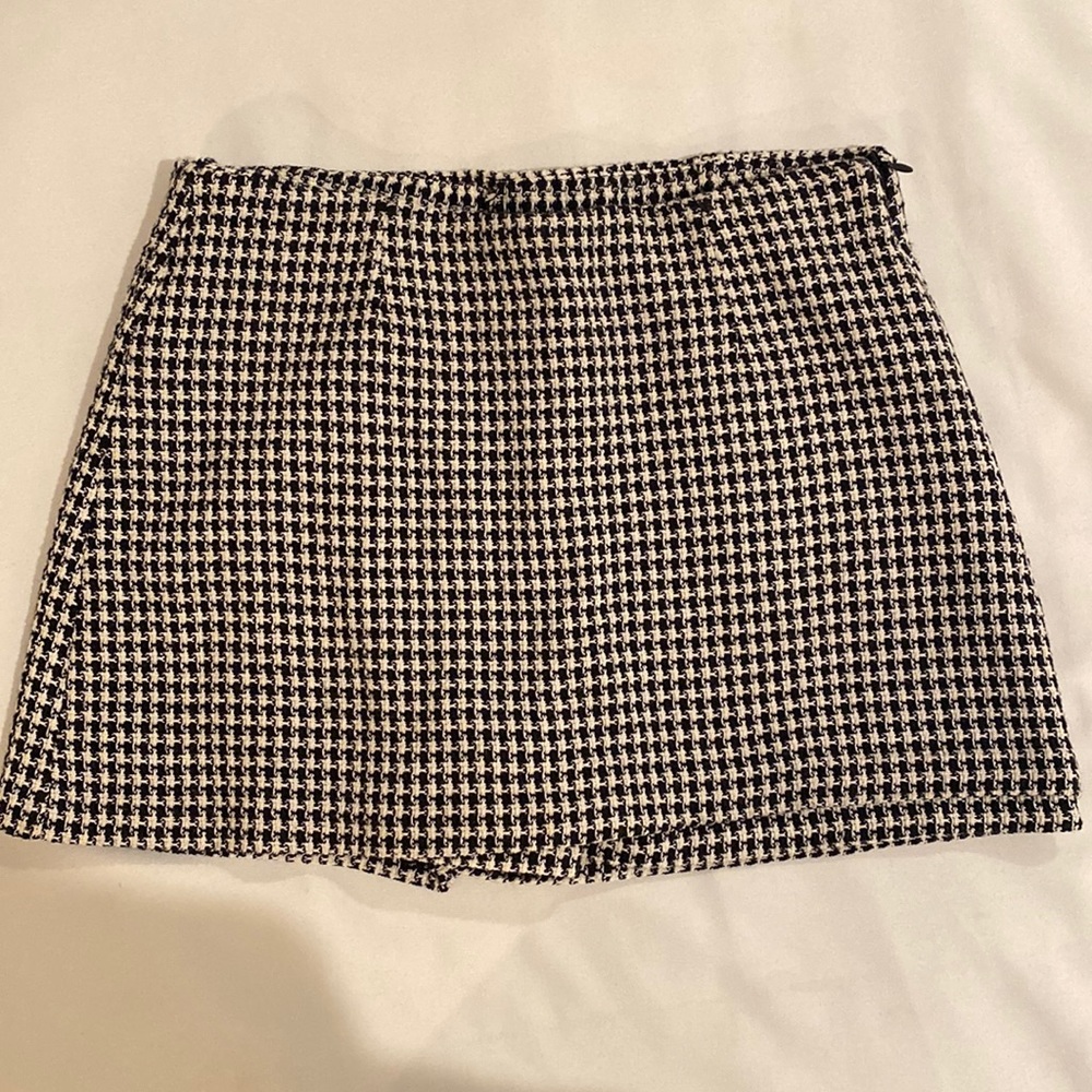 Zara plaid skort